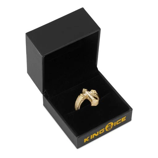Bague croix fleur de lys