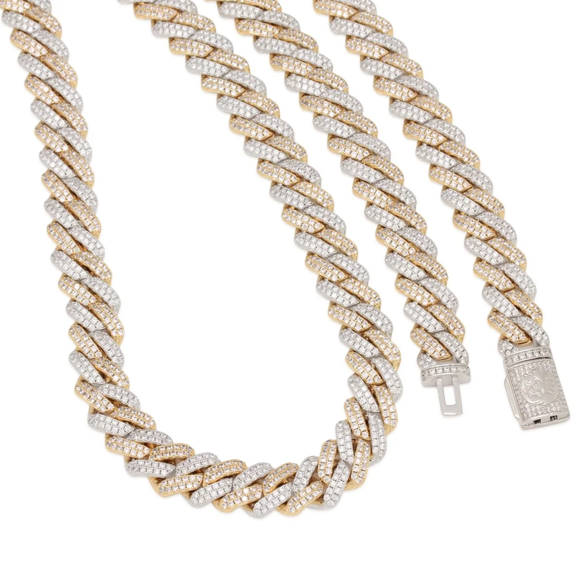 Catena Miami Cuban Link Iced Diamond Cut 12mm