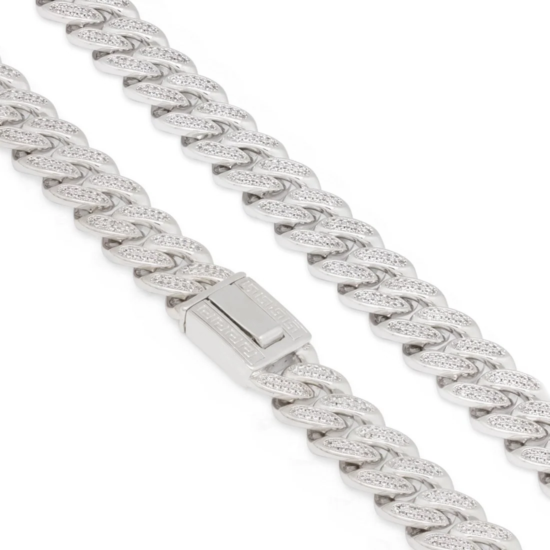15mm Classic Iced Miami Cuban Link Chain