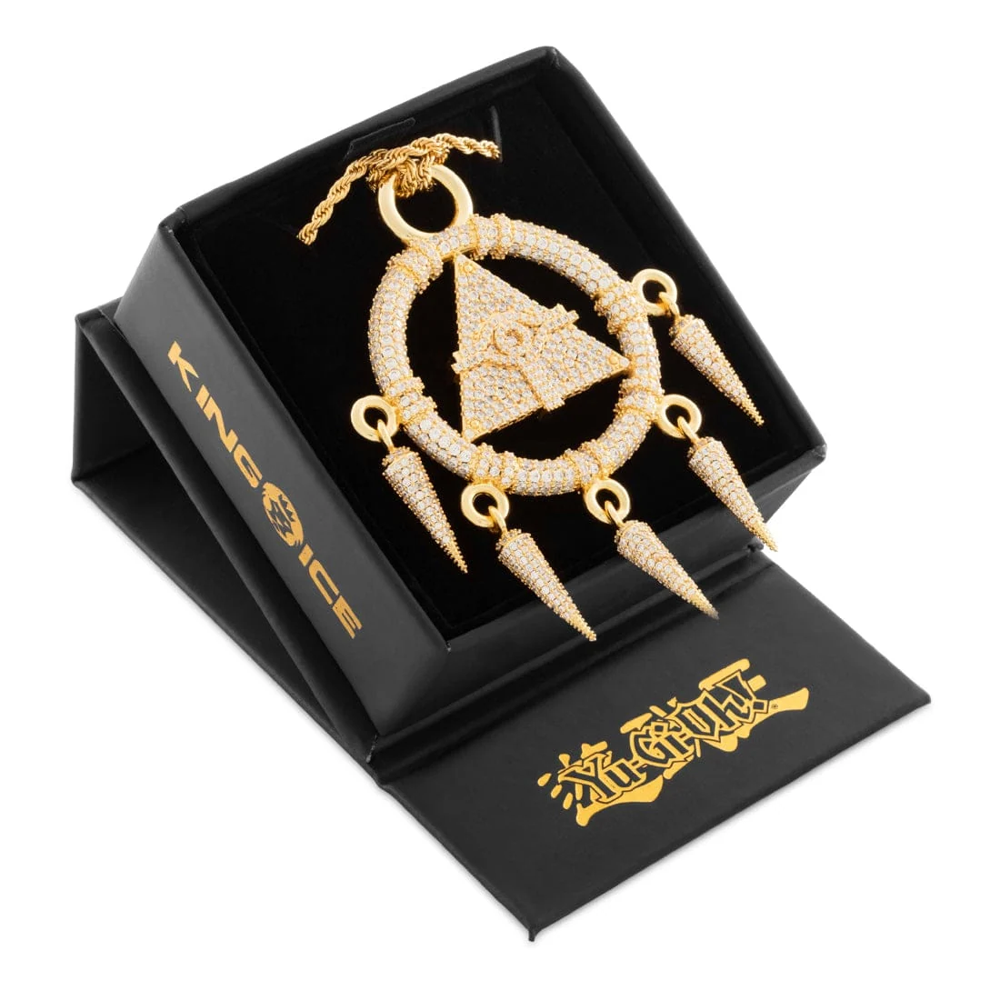 Yu-Gi-Oh! x Iced Chains, Grillz & Jewelry | King Ice - 아이스 밀레니엄 링 목걸이