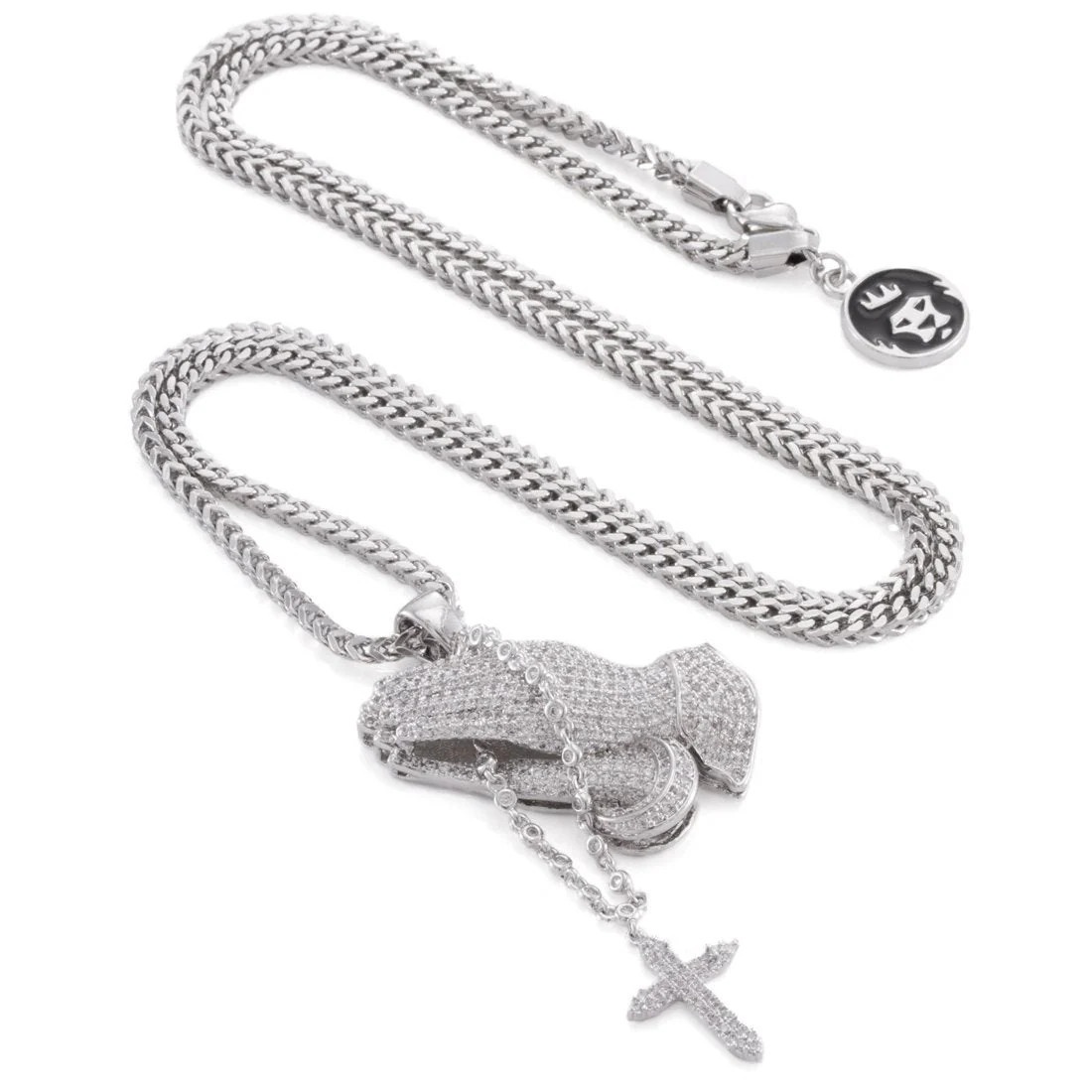 Naszyjnik Rosary Praying Hands