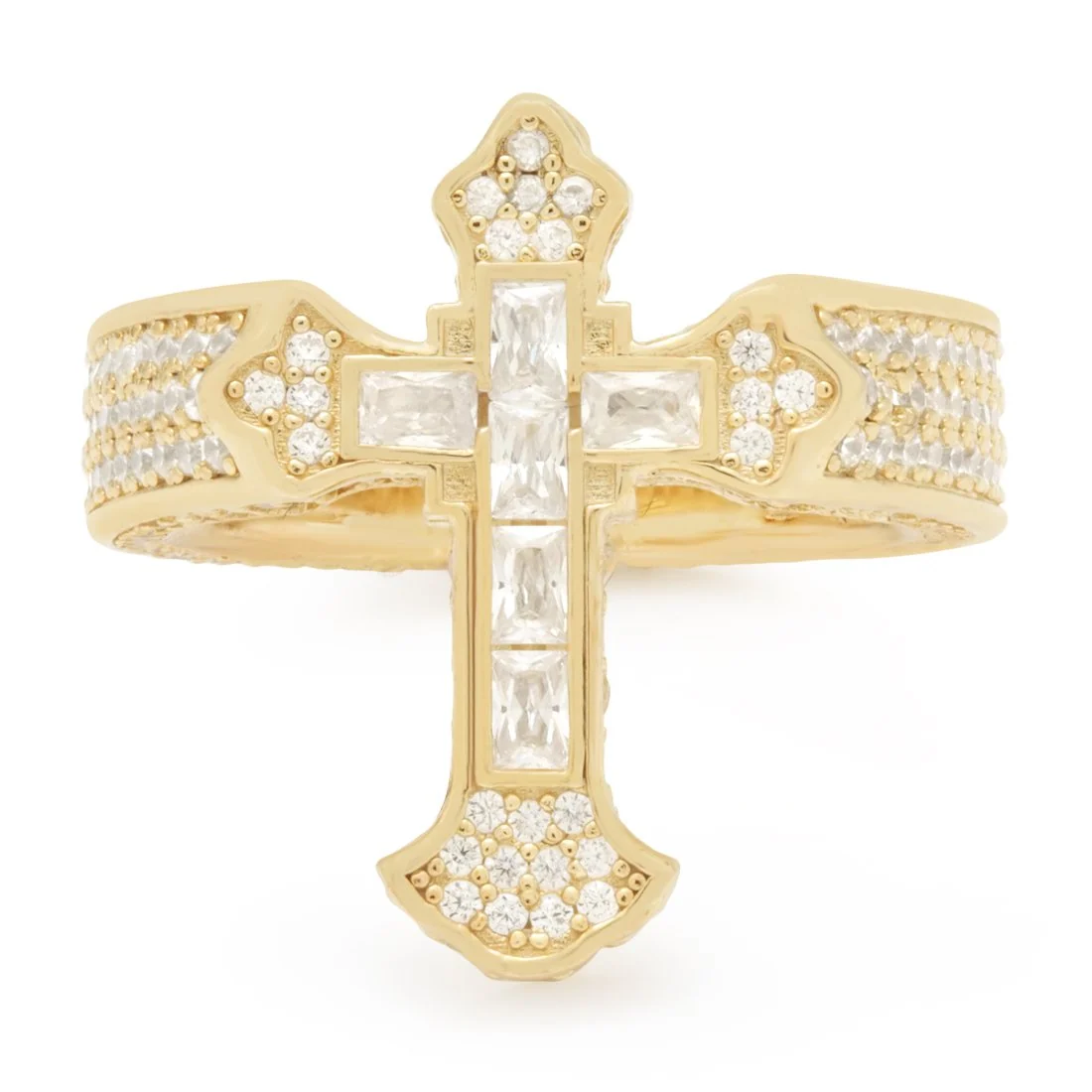 Fleur de Lis Kors-ring