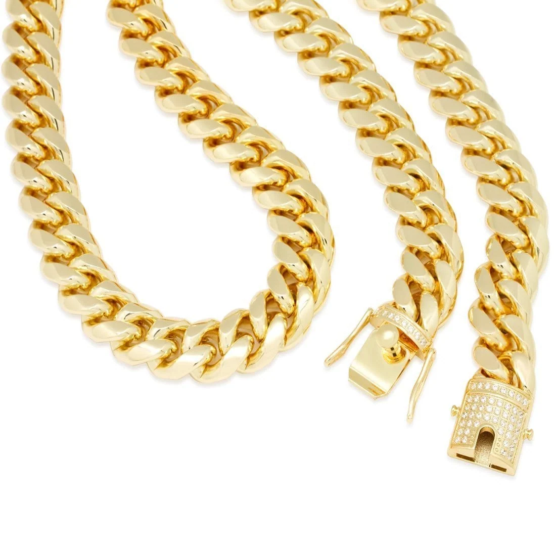 Solid Gold 16mm Miami Cuban Link Chain