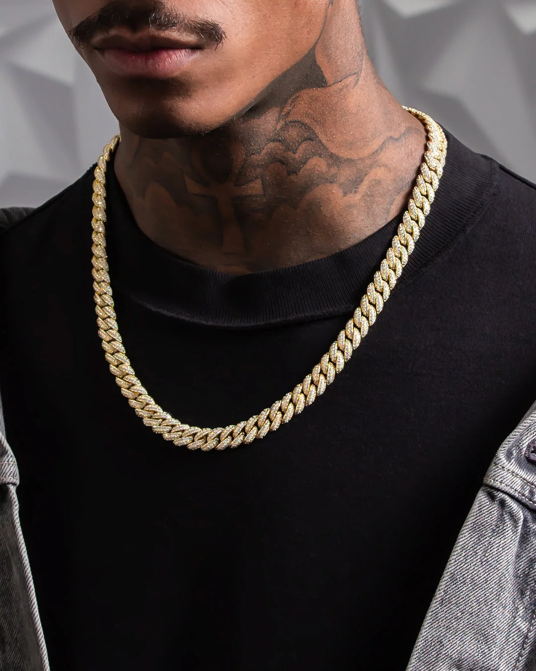 10mm Iced Miami Cuban Link-ketting