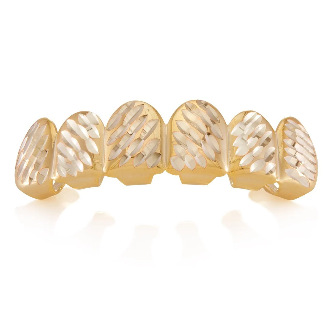 Two-Tone Faceted Grillz