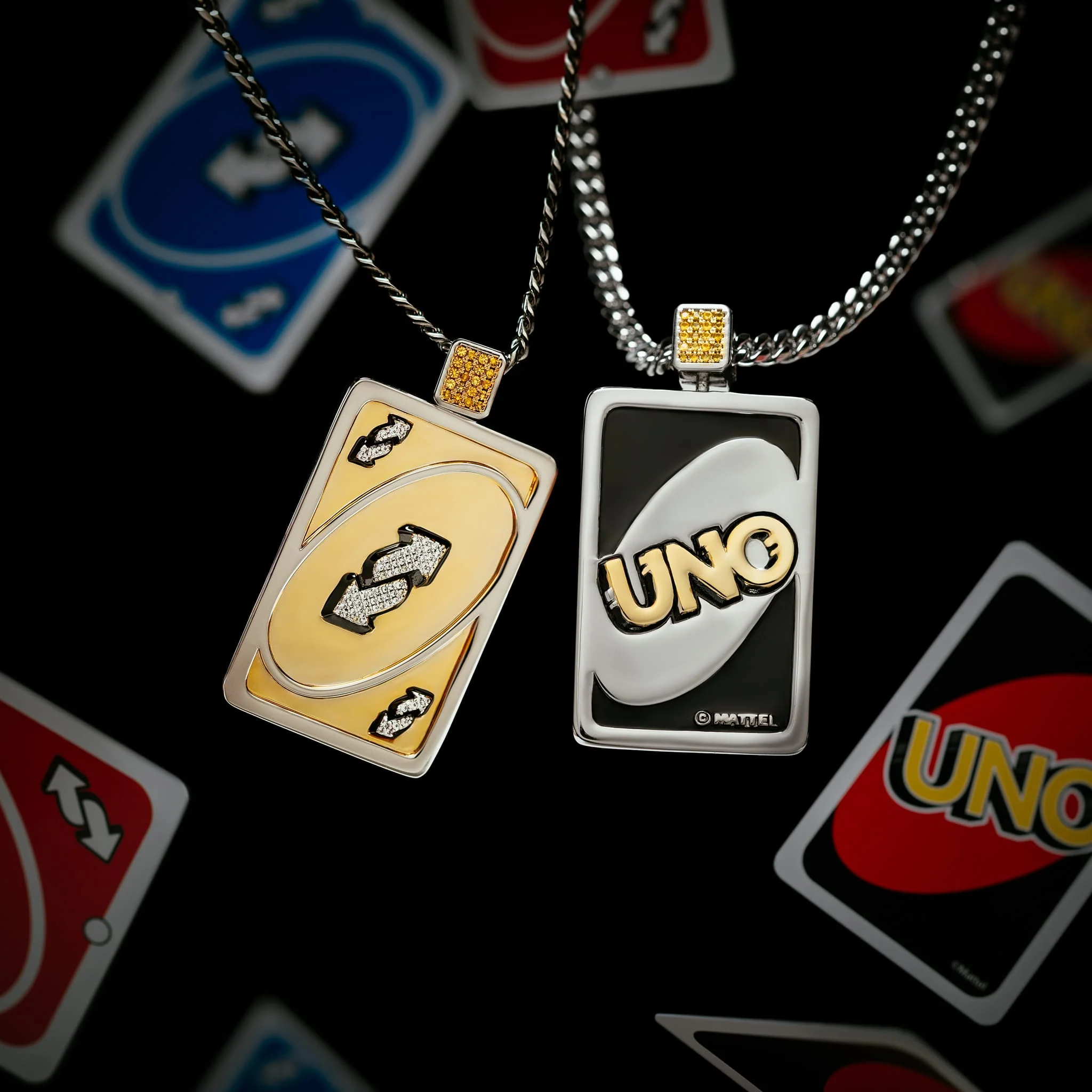 UNO x King Ice - Reverse Card Necklace
