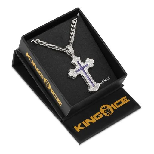 Collana croce Fleur de Lis