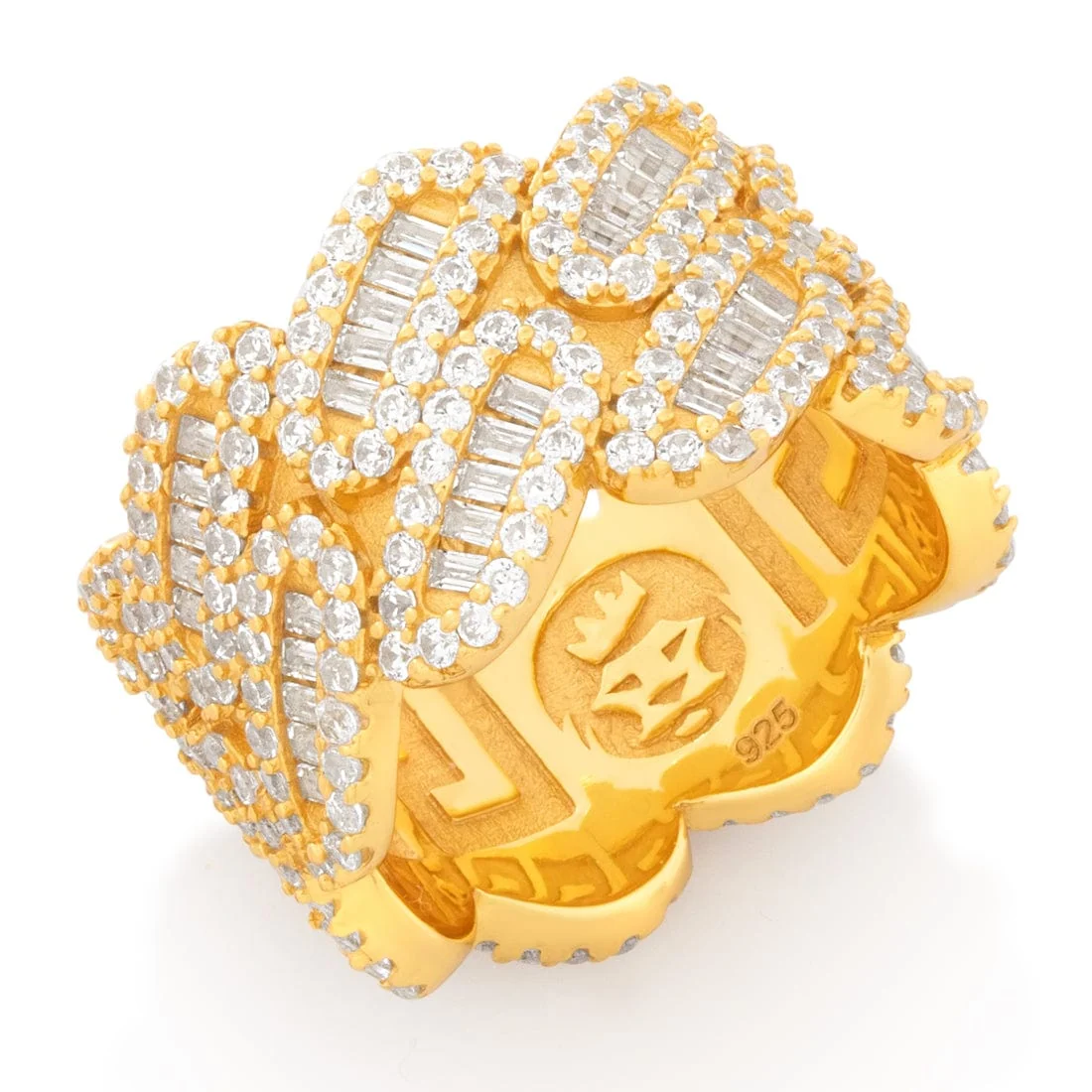 Pırlanta Kesim Miami Cuban Link Yüzük