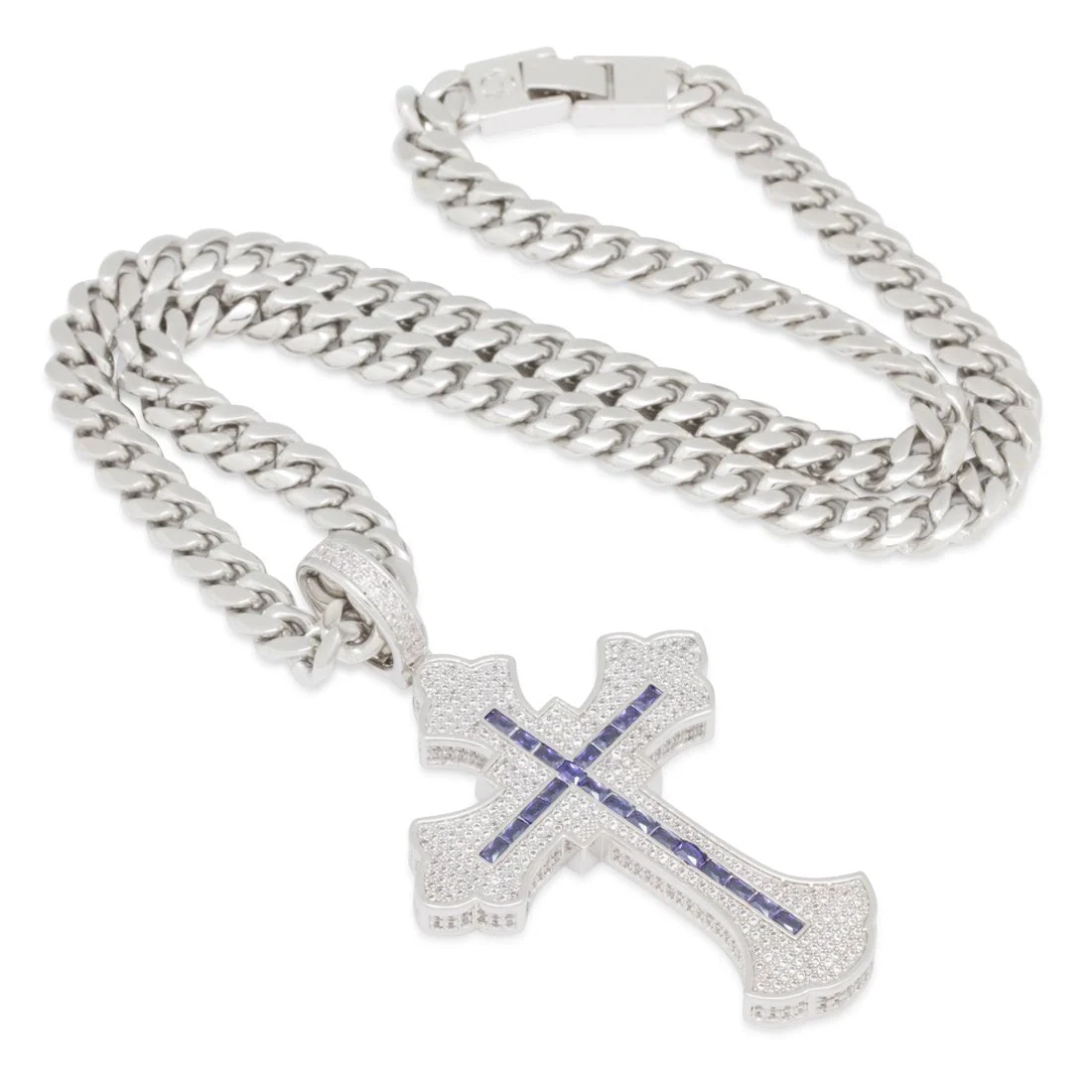 Collana croce Fleur de Lis