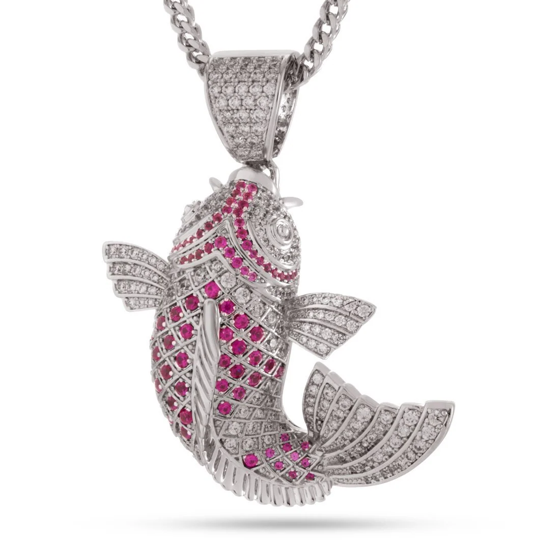 Collana con pesce koi Gin Rin Kohaku