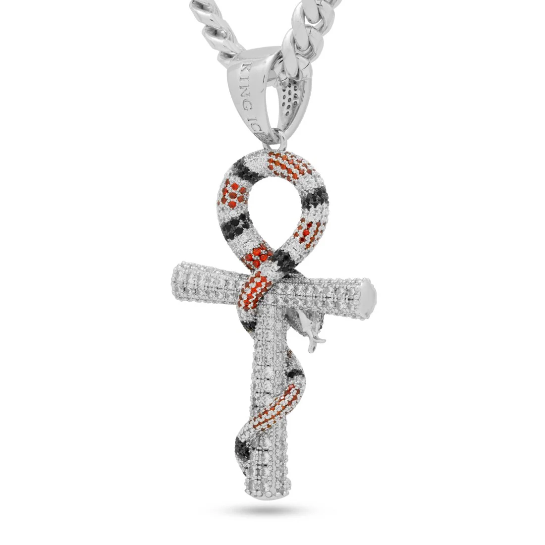 Collana King Snake Ankh Key