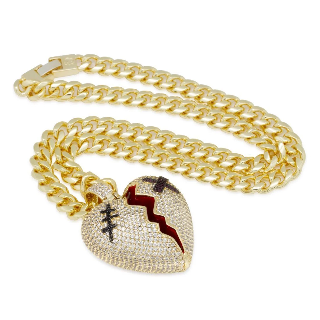 Brutet Hjärta Halsband