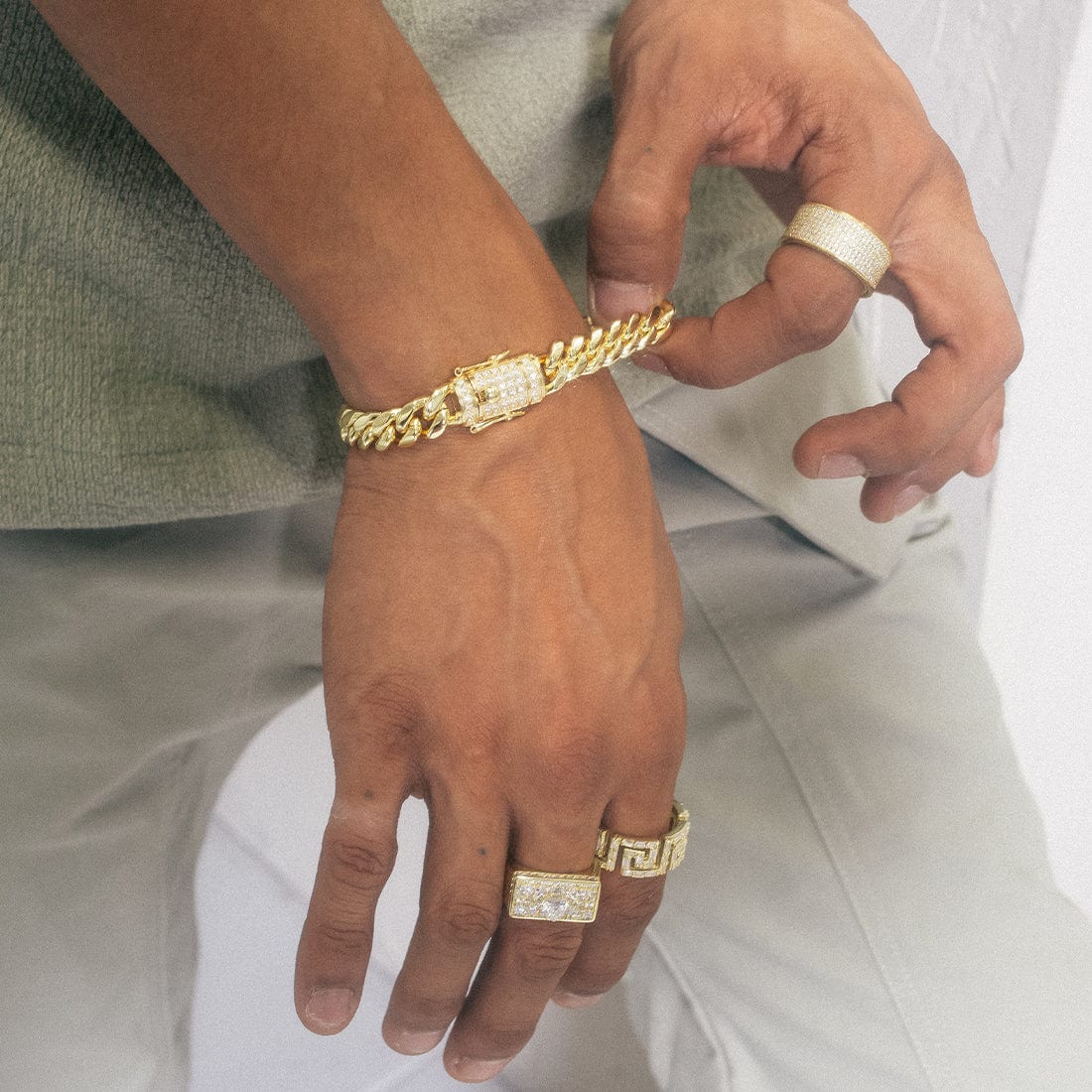 Złota bransoletka Miami Cuban Link 5mm