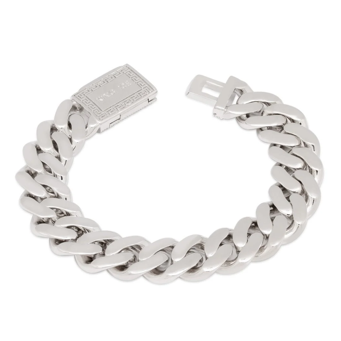 15mm Iced Miami Cuban Link Bracelet