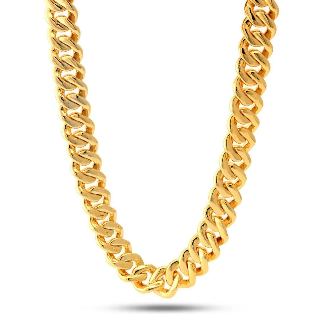 15mm Classic Iced Miami Cuban Link Chain