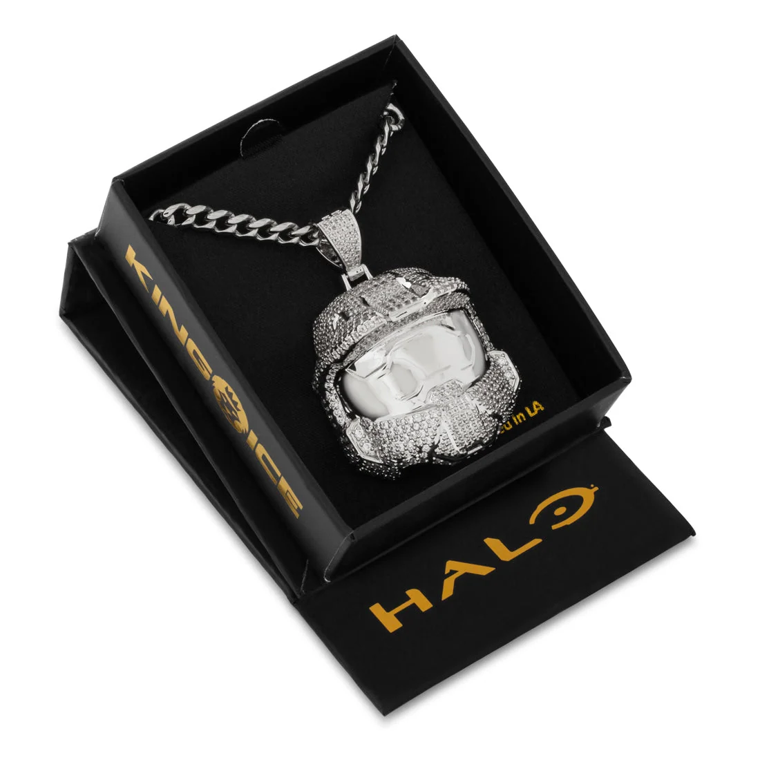 Halo x King Ice – Master Chief Helm II Halskette