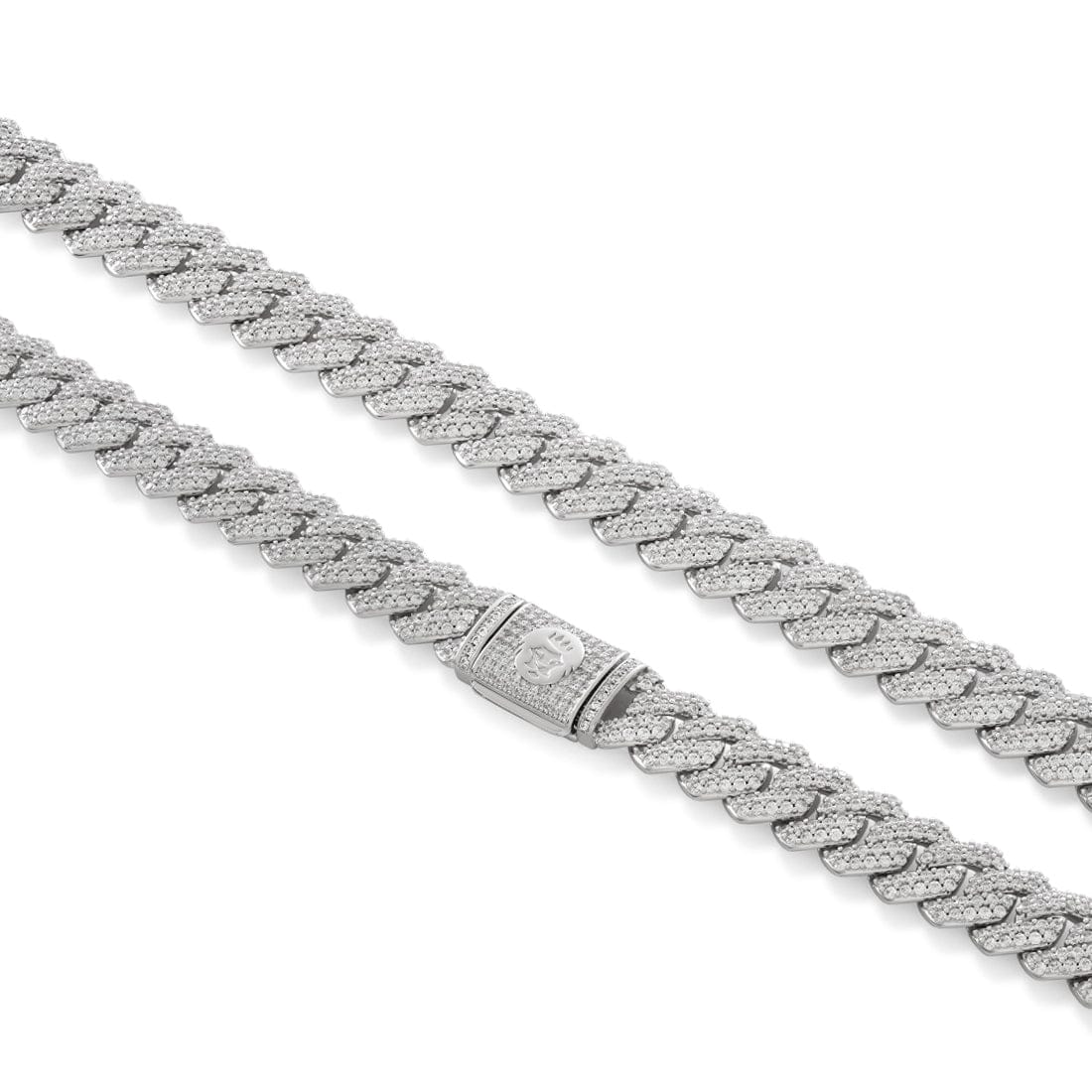 15mm Iced Diamond Cut Miami Cuban Link Chain