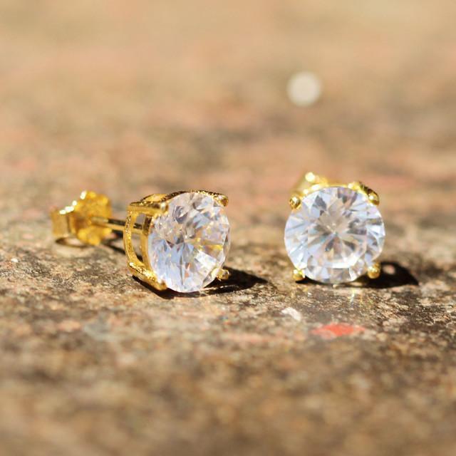 Ohrstecker mit Brillantschliff