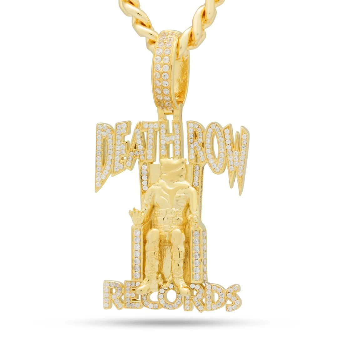 Naszyjnik Death Row Records x King Ice - Iced Logo