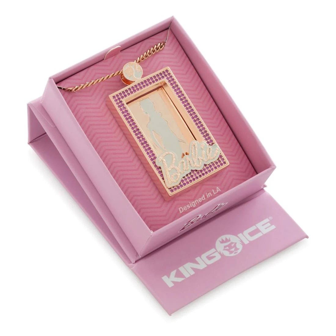 Barbie x King Ice - You Can Be Anything Portrait Necklace
