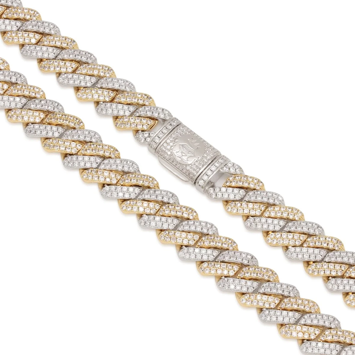 Catena Miami Cuban Link Iced Diamond Cut 12mm