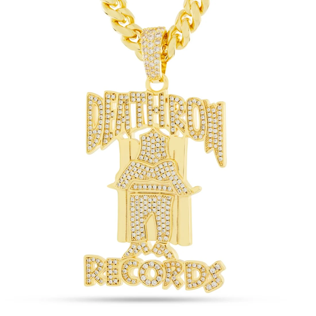 Death Row Records x King Ice - OG Death Row Logo-ketting