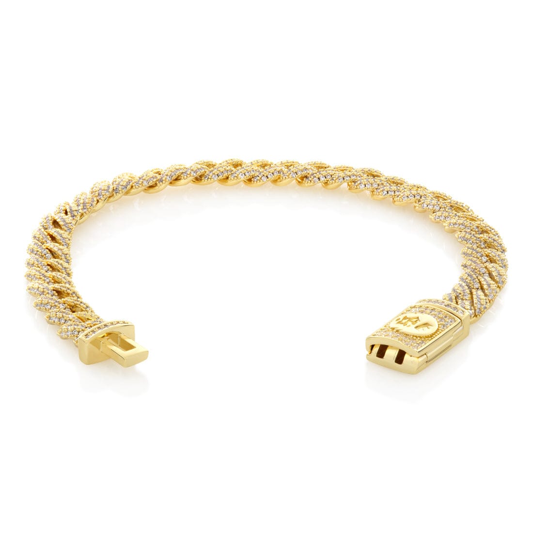 8mm Iced Miami Cuban Link Bracelet