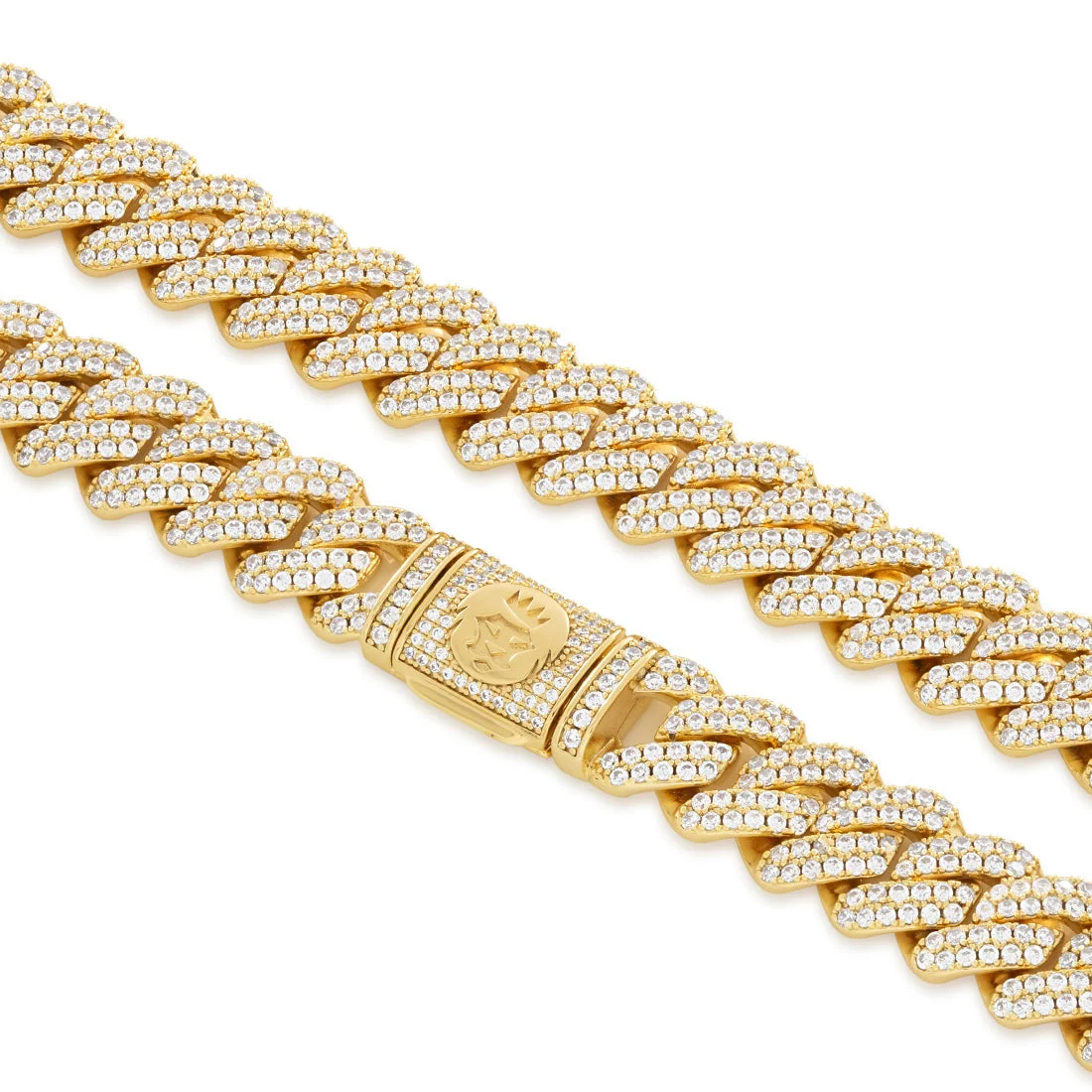 Catena Miami Cuban Link Iced Diamond Cut 12mm