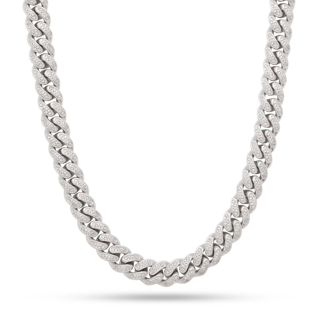 12mm Iced Miami Cuban Link-kæde