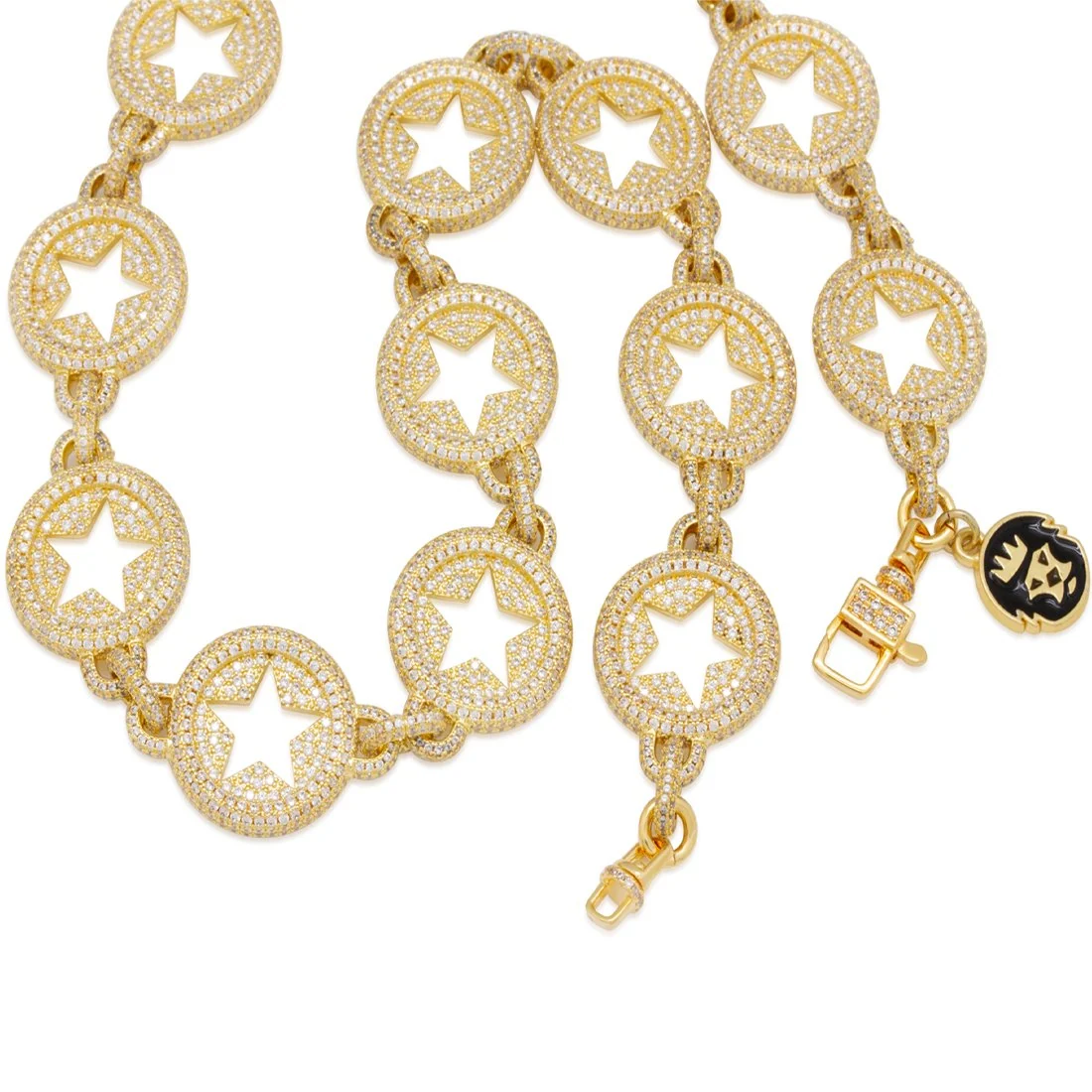 20mm Circled Star Zincir